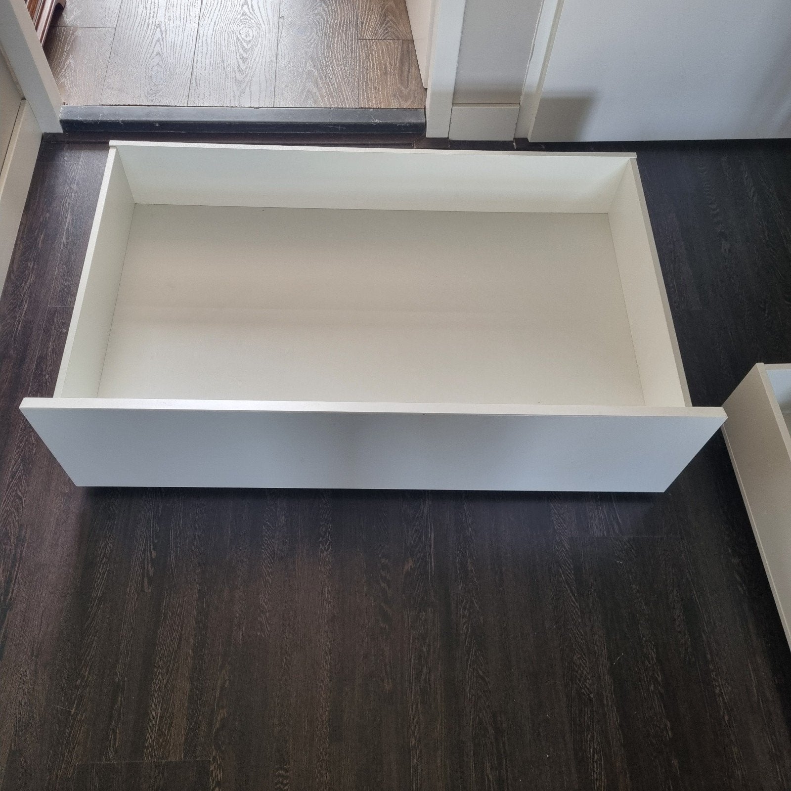 Bedlades Ikea 2 stuks, Ophalen, Eenpersoons, Wit, Zo goed als nieuw