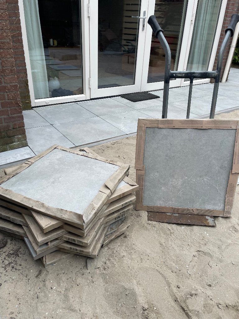 Tuinvisie Cerasolid aero silt 60x60x3 (3,2 m2) EUR 70, Ophalen, Keramiek, Nieuw, Minder dan 5 m²