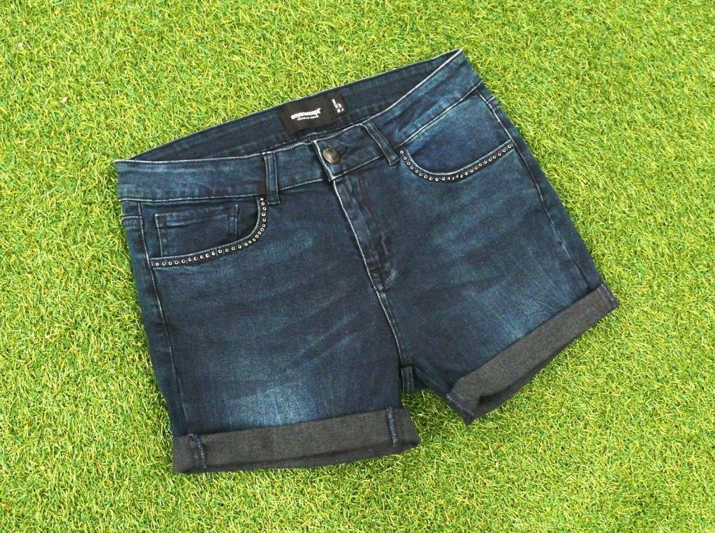SOYACONCEPT korte spijkerbroek maat 33 / L stretch, Kleding | Dames, Ophalen of Verzenden, Zo goed als nieuw, Blauw, W33 - W36 (confectie 42/44)