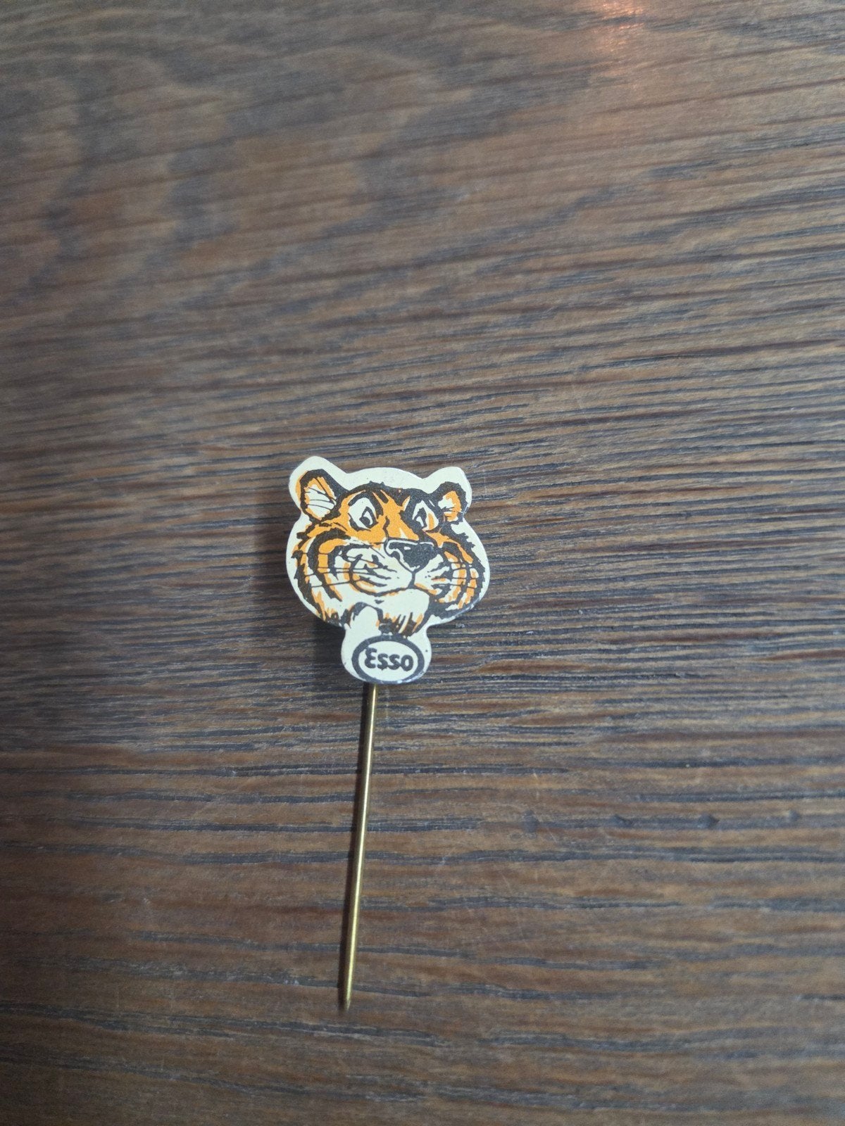 Vintage Esso Tijger Speldje - Verzamelobject, Ophalen of Verzenden, Gebruikt