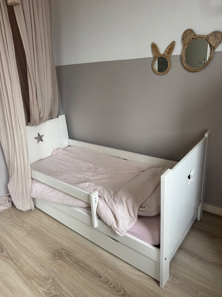 Petit Amelie peuterbed, Gebruikt, 70 tot 85 cm, 140 tot 160 cm, Ophalen