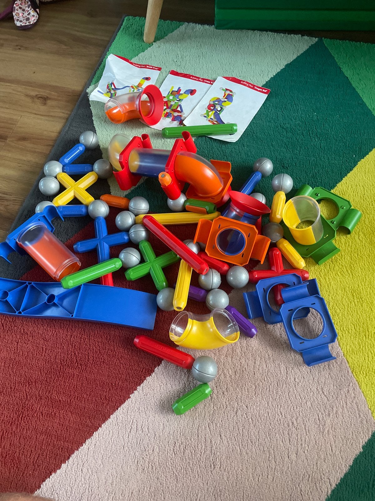 Smartmax Mega Ball run magnetische knikkerbaan, Ophalen of Verzenden, Gebruikt, Overige merken