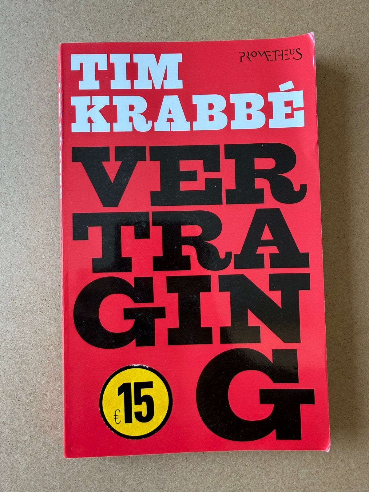 Vertraging - Tim Krabbé, Ophalen of Verzenden, Zo goed als nieuw