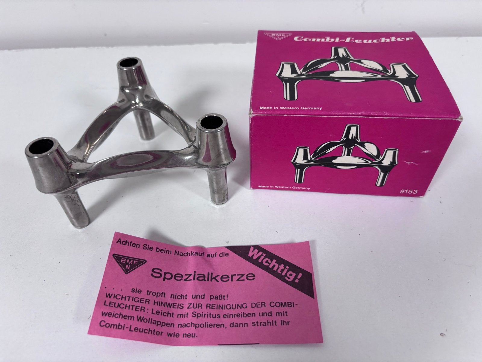Nieuw Old Stock Stoff Nagel BMF kandelaar, Ophalen of Verzenden, Overige materialen