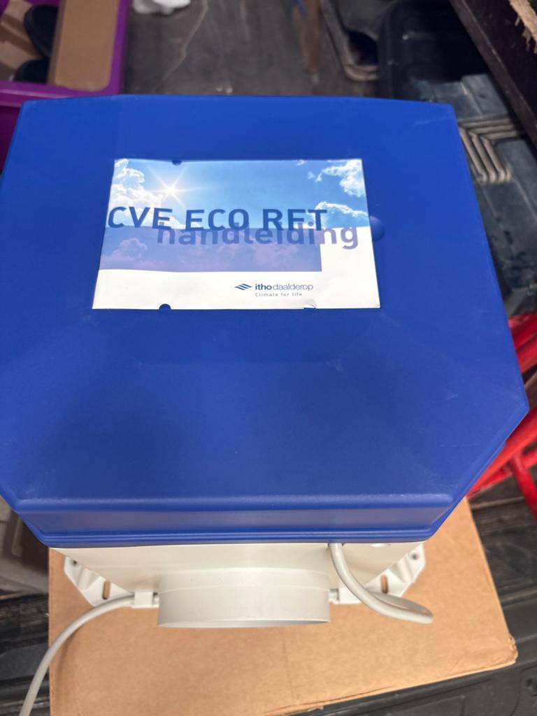 Itho Daalderop CVE ECO RFT SE Ventilator Afzuiger, Ophalen, Gebruikt, Ventilator en Afzuiger