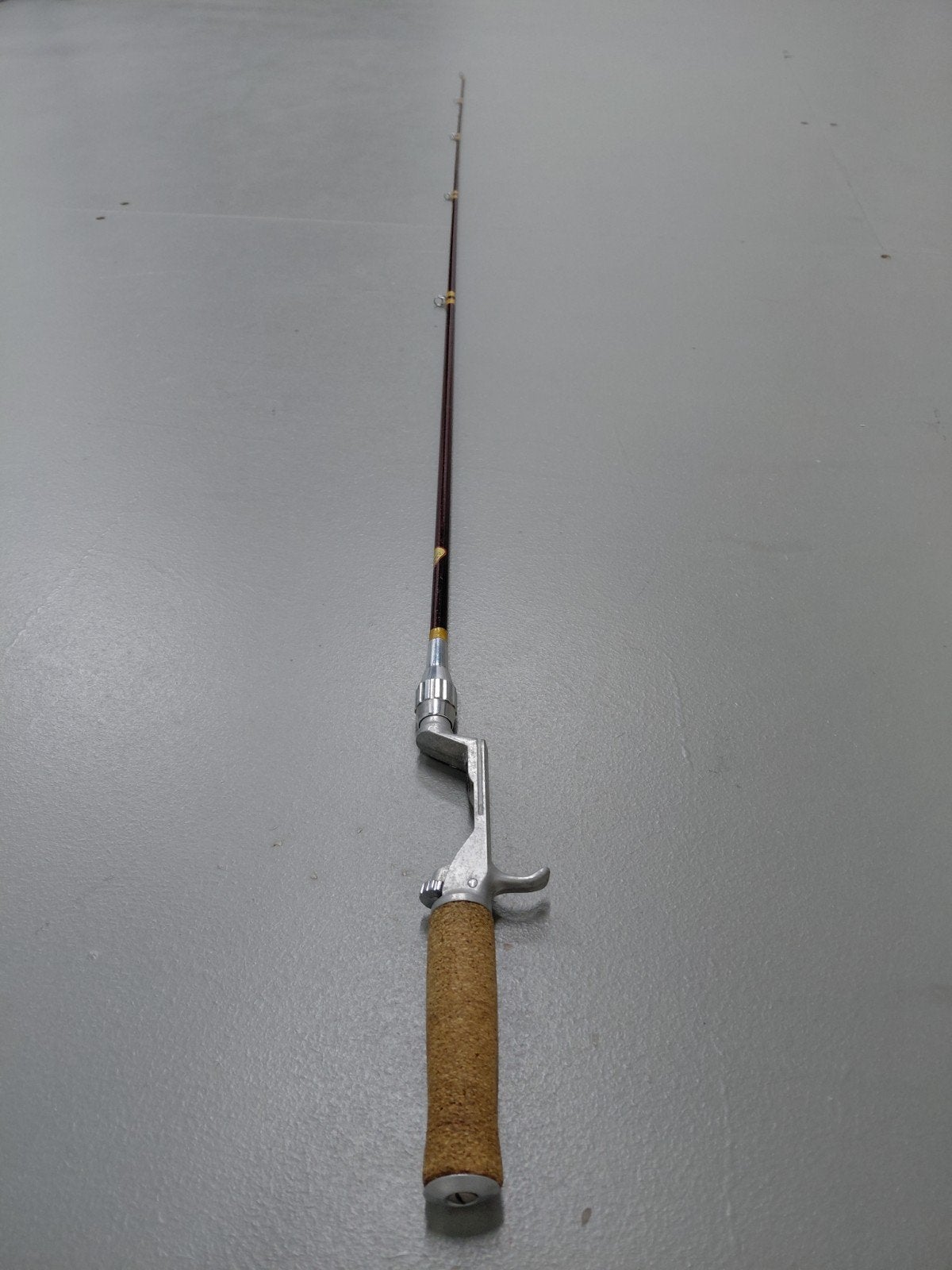 Klassieke Langley  USA baitcaster 170cm 1-del. jr.'60-'70, Ophalen of Verzenden, Zo goed als nieuw, Werphengel
