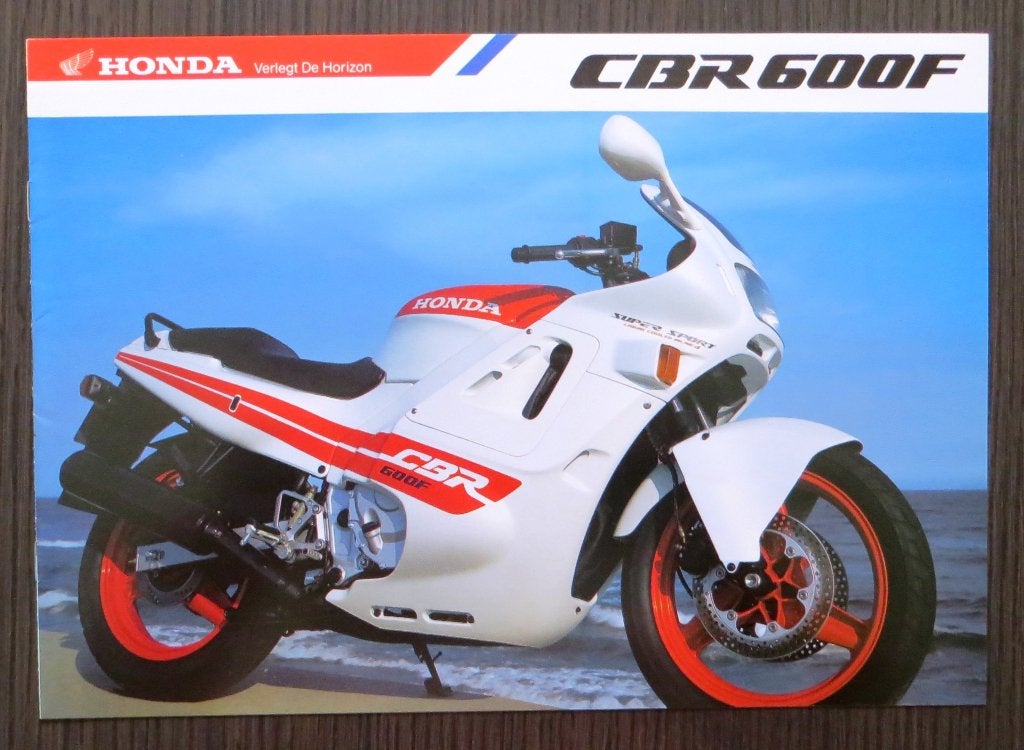 Folder Honda CBR 600 F - circa 1988 - 8 blz (Nederlands), Motoren, Verzenden, Honda