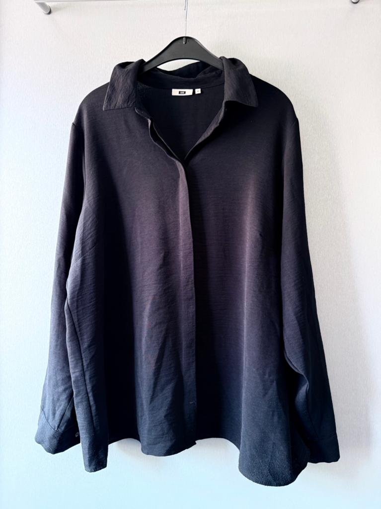 Zwarte blouse, maat 48, van We Fashion, Kleding | Dames, Ophalen of Verzenden, Zo goed als nieuw, Maat 46/48 (XL) of groter, Zwart
