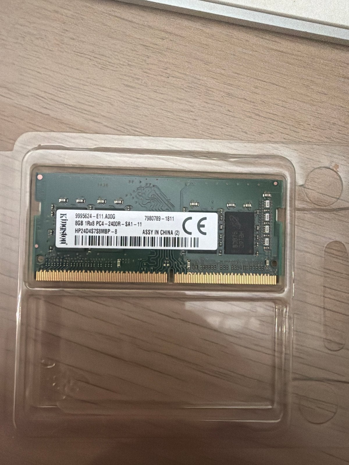 8GB SODIMM ram Werkgeheugen - Kingston, Ophalen, DDR4, 8 GB, Zo goed als nieuw