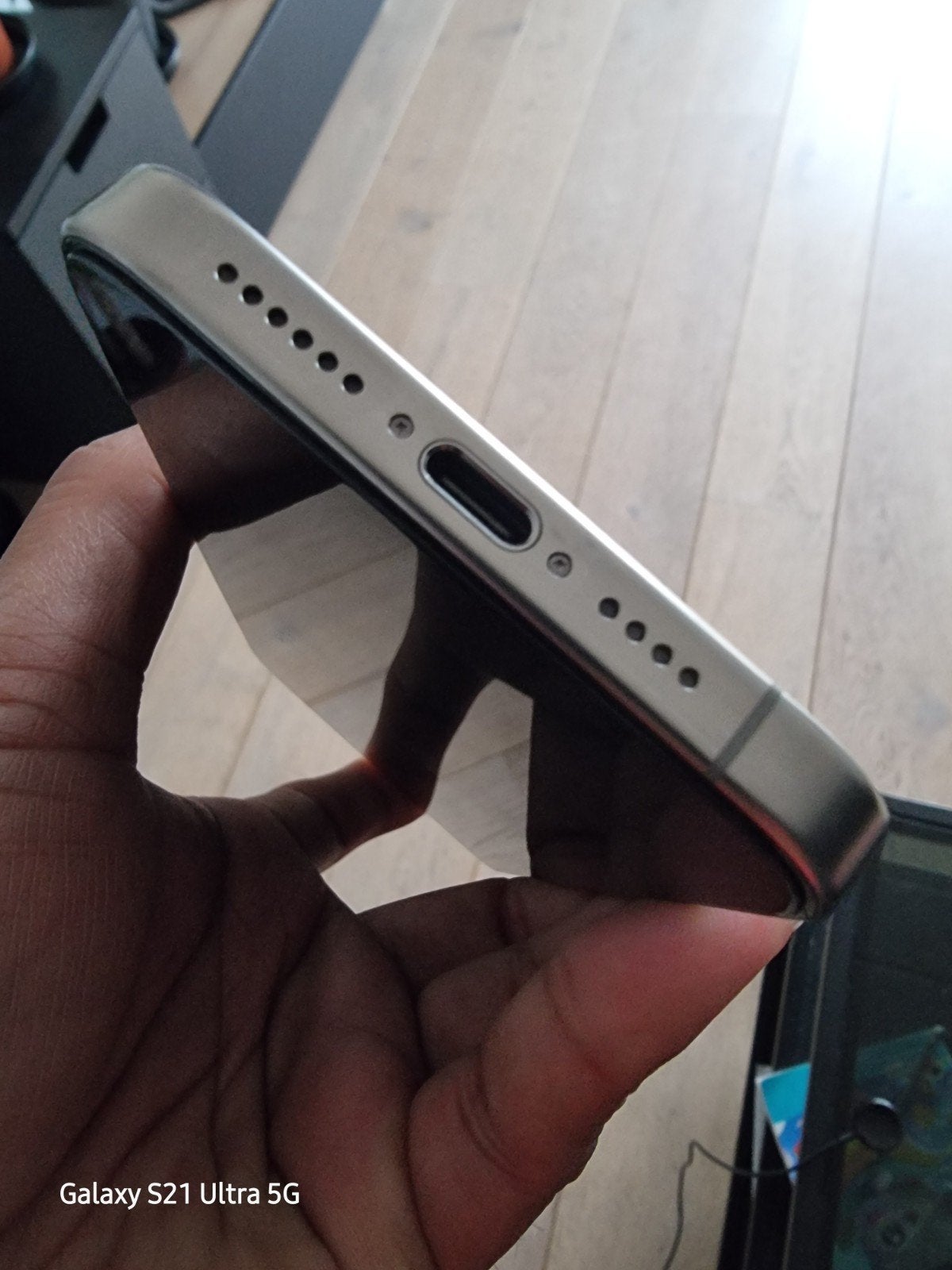 iPhone 15 Pro Max Titanium Grijs 512GB, Telecommunicatie, Mobiele telefoons | Apple iPhone, Zo goed als nieuw, 512 GB, Zonder abonnement