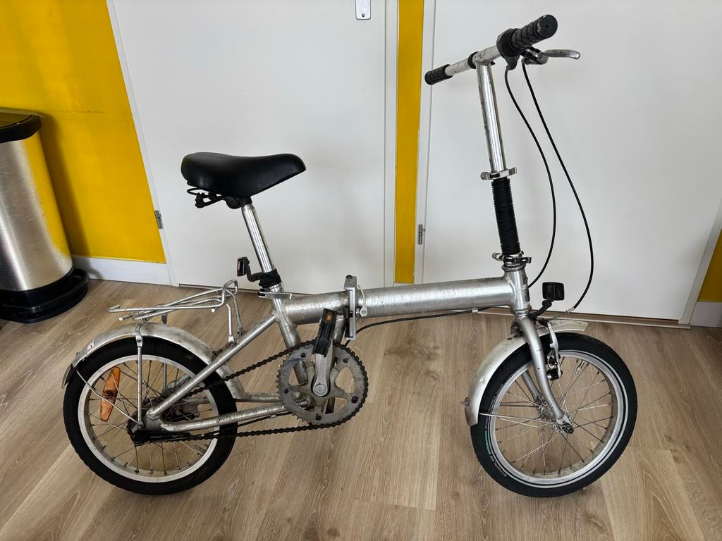 Opvouwbare fiets - Compact en handig - silver Vouwfiets, Gebruikt, Velgrem, Versnellingen, Dames