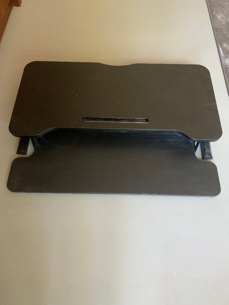 Hoog-laag bureau / laptop standaard, Huis en Inrichting, Ophalen, Zo goed als nieuw, 56 cm, Zit-sta bureau