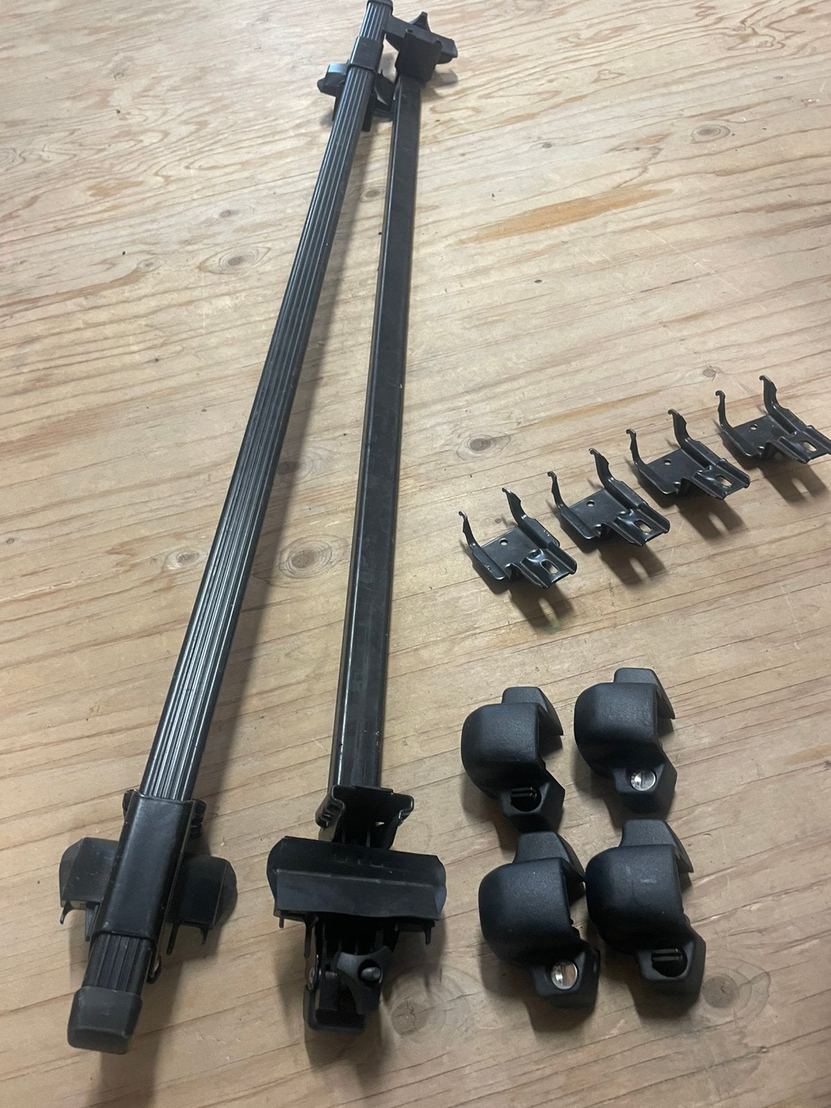 Dakdragers open rails, Auto diversen, Dakdragers, Zo goed als nieuw, Ophalen