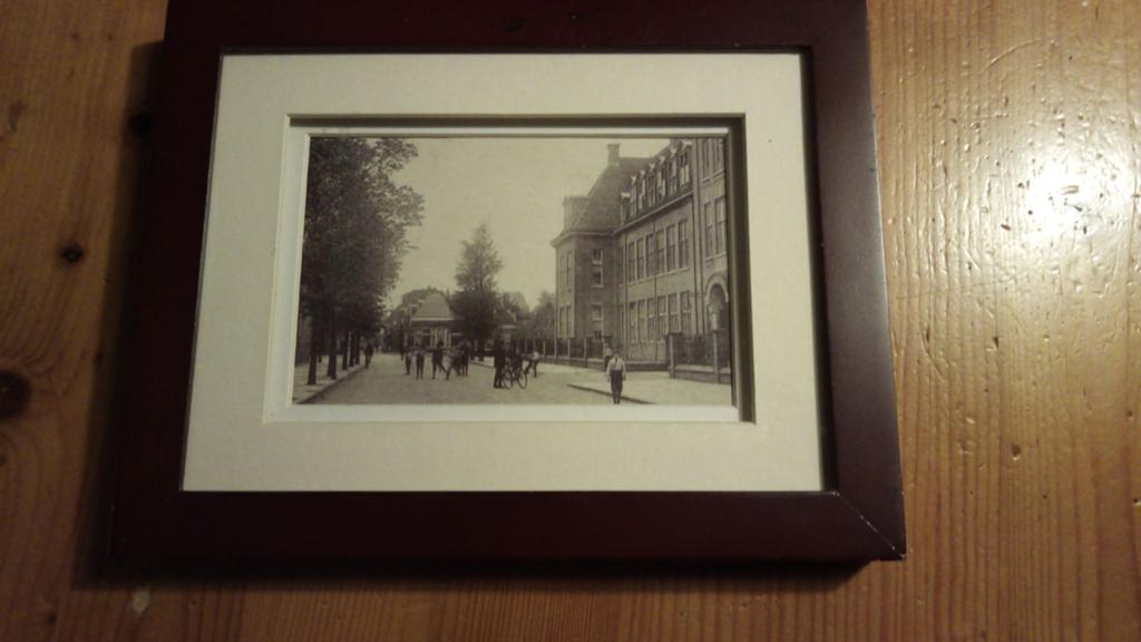 Ingelijste foto Ambachtsschool Alkmaar Scharloo ca. 1915, Ophalen of Verzenden, Voor 1920, Ongelopen, Noord-Holland