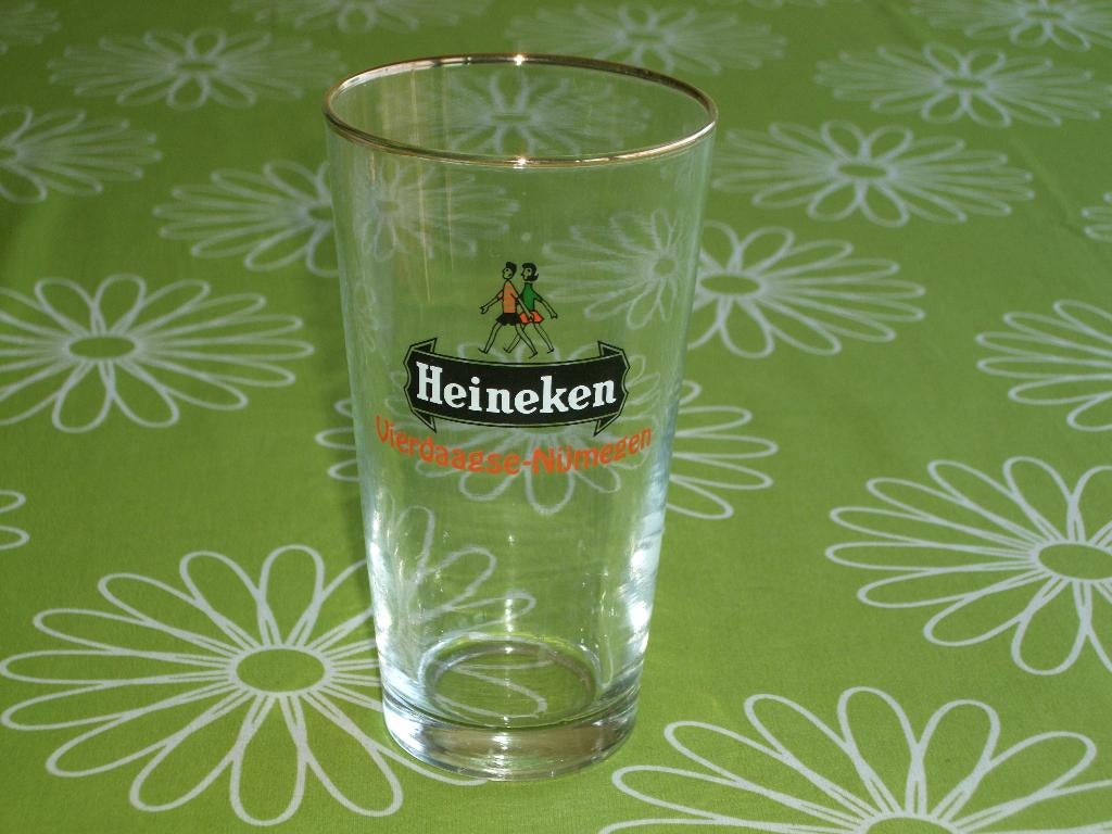 Heineken - Vierdaagse Nijmegen vintage glas, Ophalen of Verzenden, Gebruikt