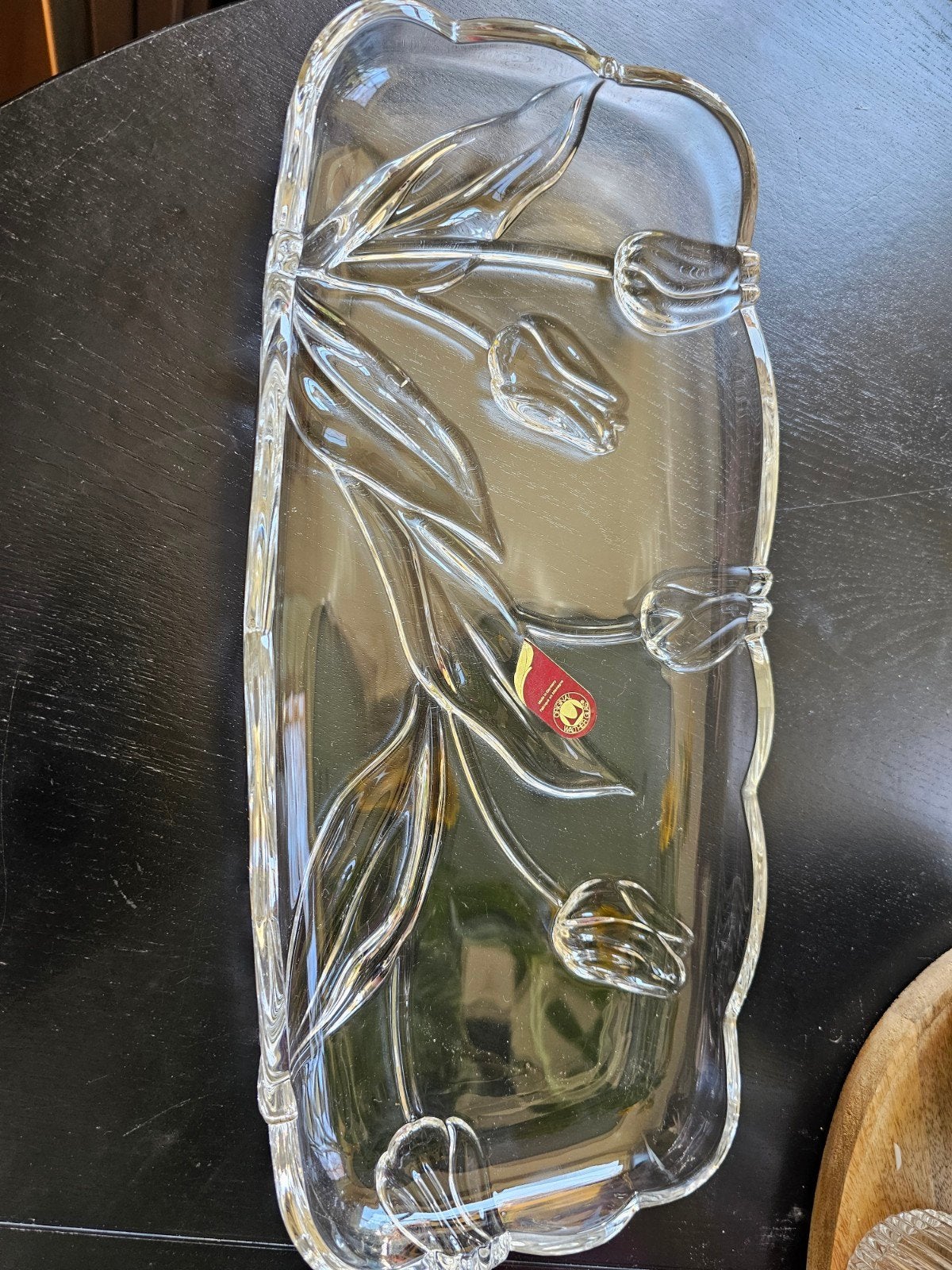 Walther Glas /Mikasa Tivoli schaal met tulp design - 37,5 cm, Ophalen of Verzenden