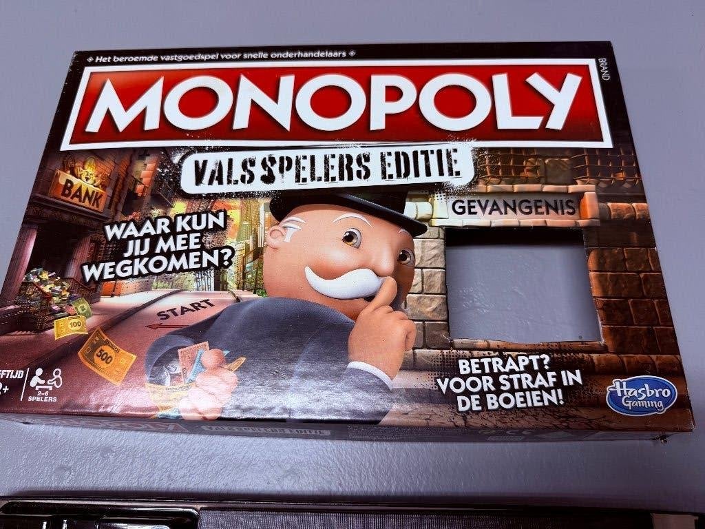 Monopoly Valsspelers Editie, Drie of vier spelers, Ophalen, Zo goed als nieuw, Hasbro