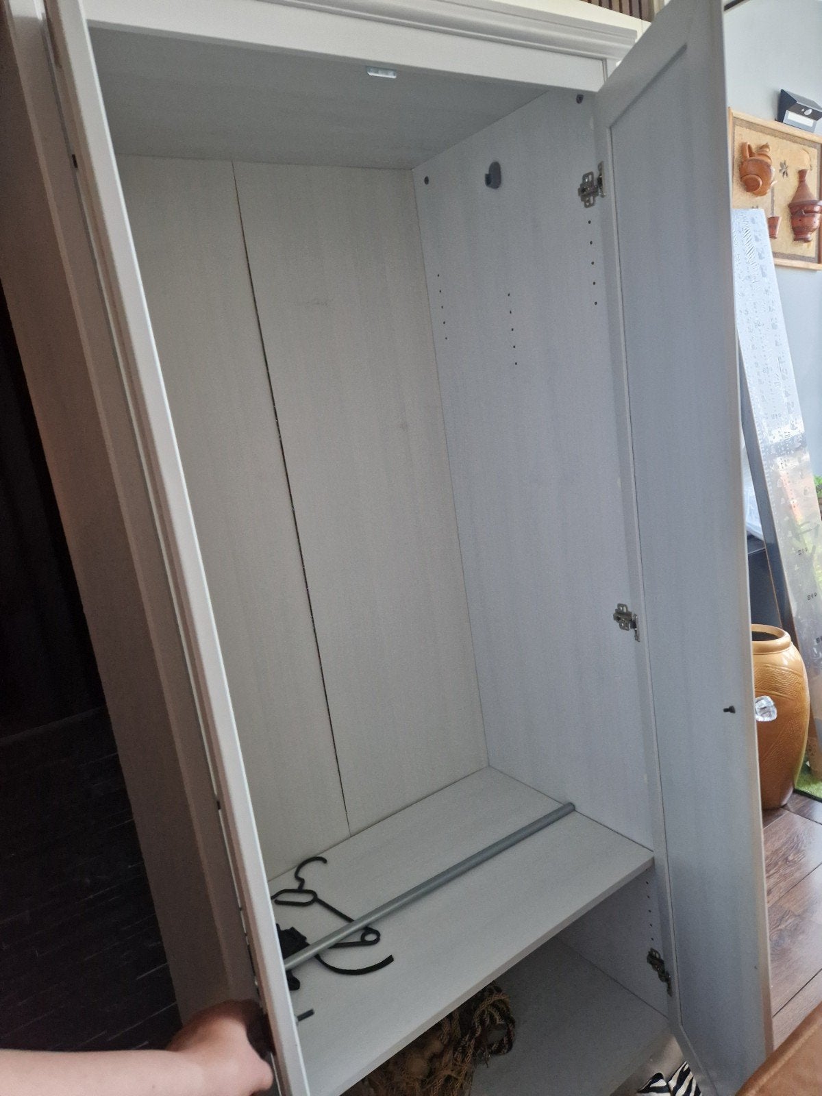 Kledingkast, Huis en Inrichting, Kasten | Kledingkasten, Gebruikt, 150 tot 200 cm, 50 tot 75 cm, 50 tot 100 cm