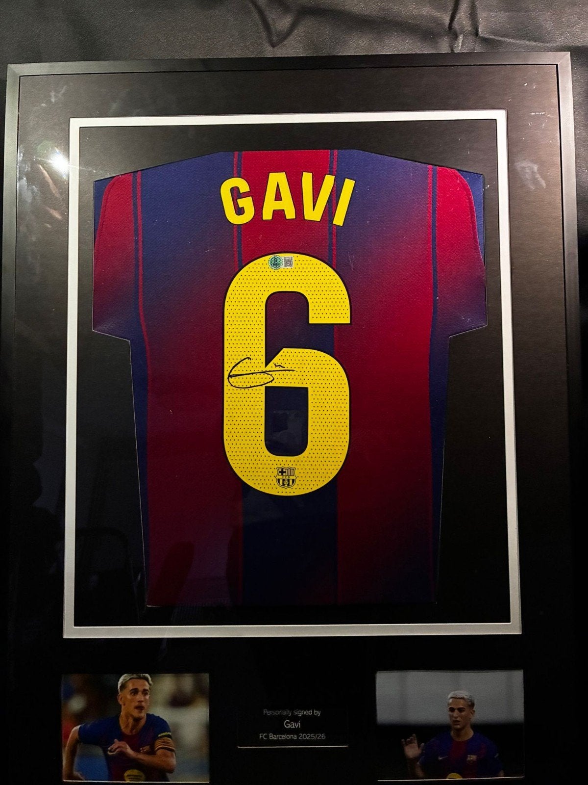 Gavi gesigneerd shirt FC Barcelona met Becket certificaat, Ophalen, Zo goed als nieuw, Buitenlandse clubs, Shirt