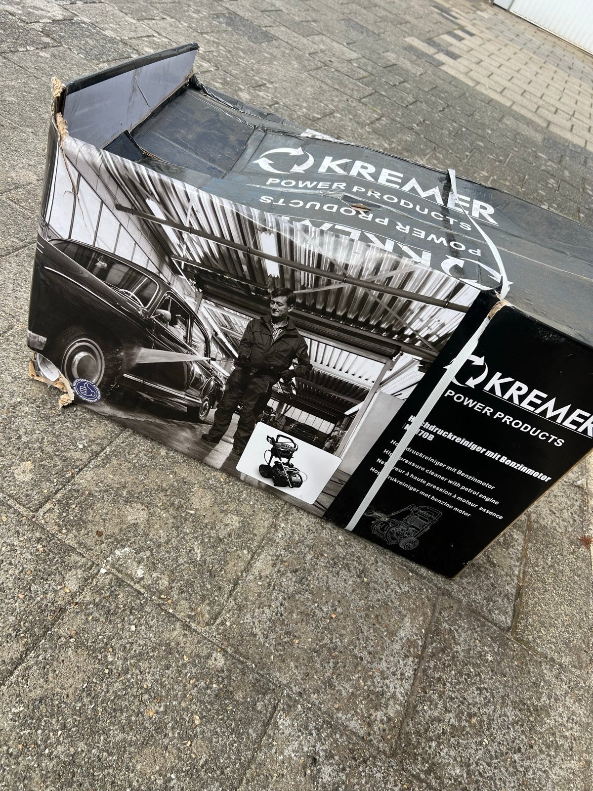 Kremer Power Products Hogedrukreiniger met Benzinemotor, Tuin en Terras, Cc, Met autostop en -start, Cc, Nieuw