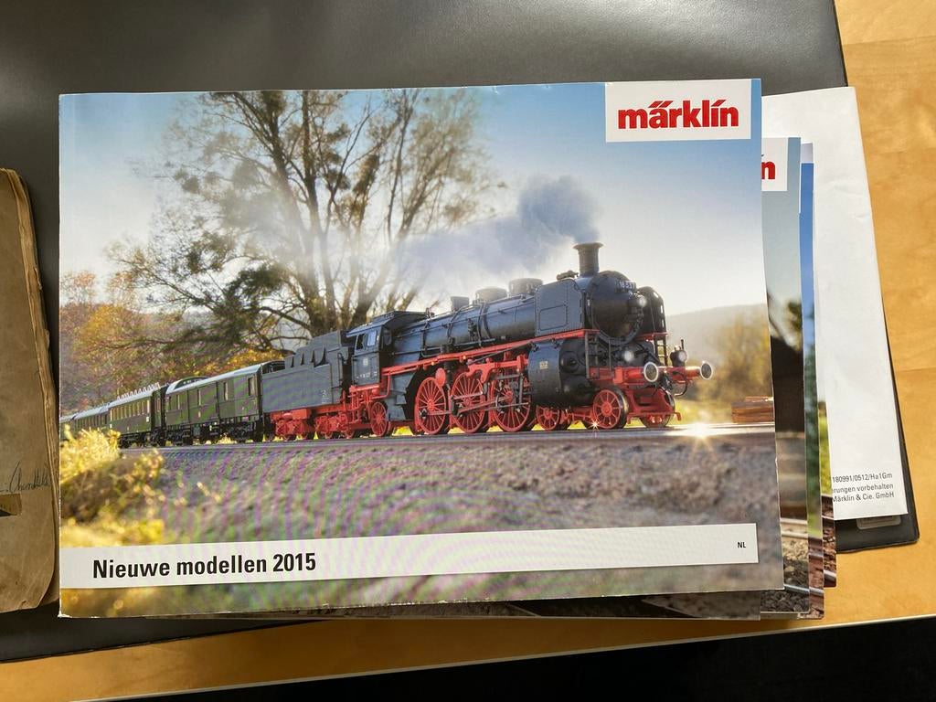 7 Märklin Nieuwe Modellen Catalogi, Gebruikt, Gelijkstroom of Wisselstroom, Märklin, Boek, Tijdschrift of Catalogus