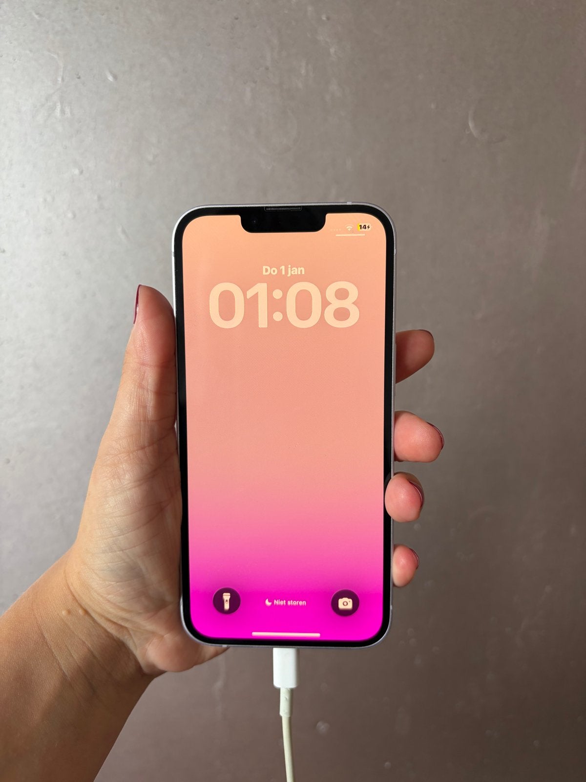 Iphone 14 Paars, Ophalen, Zo goed als nieuw, Paars, Overige modellen