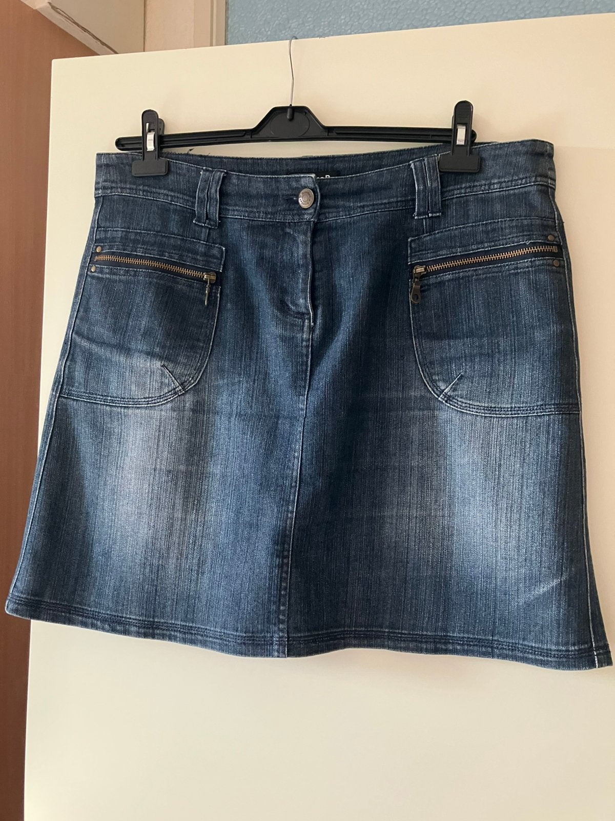 Te koop mooi spijker rokje, Kleding | Dames, Rokken, Ophalen of Verzenden, Zo goed als nieuw, Blauw, Boven de knie