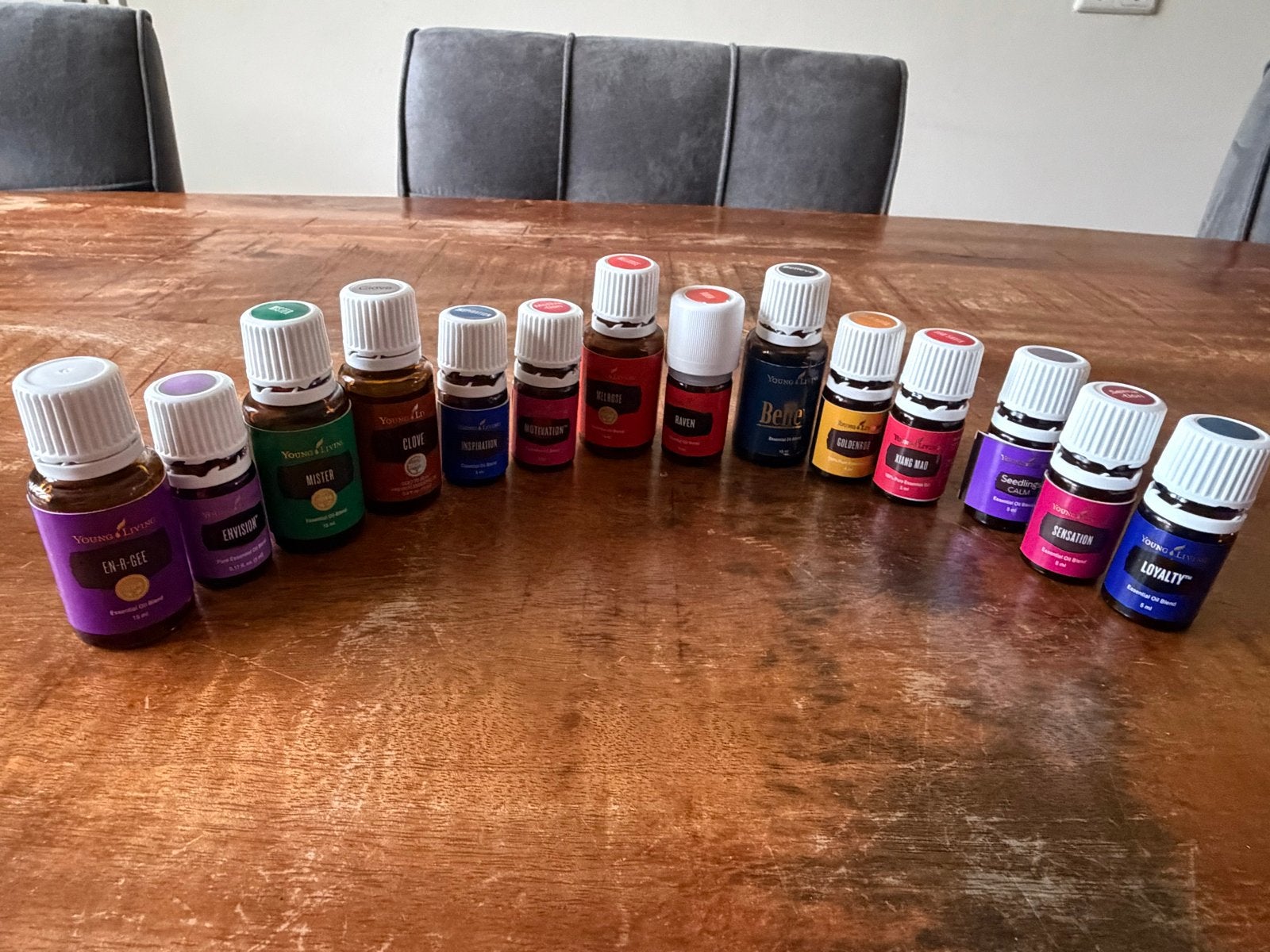 Young Living Essentiële Oliën - Diverse Blends, Sieraden, Tassen en Uiterlijk, Ophalen of Verzenden, Zo goed als nieuw, Gehele gezicht