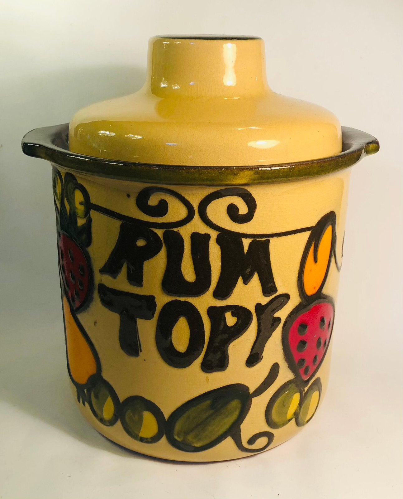 Rum Topf, rum pot, Duits Scheurich West-Germany, keramiek, Ophalen of Verzenden