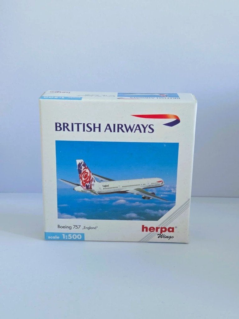 Herpa  British Airways Boeing 757., Verzenden, Zo goed als nieuw, 1:200 of kleiner, Overige merken