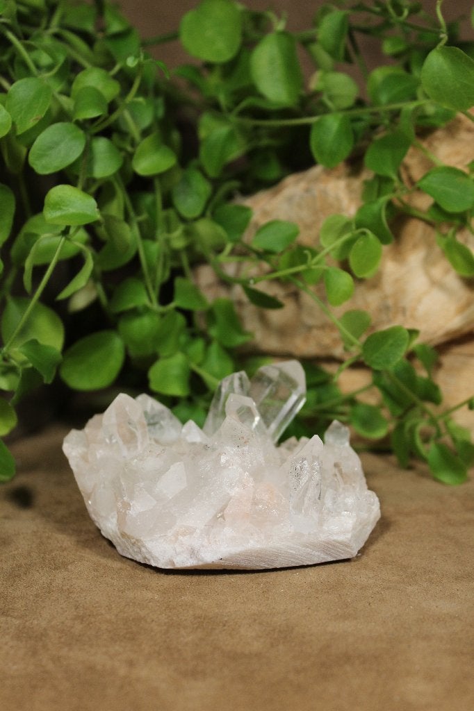 Bergkristal cluster Himalaya India, Ophalen of Verzenden, Mineraal