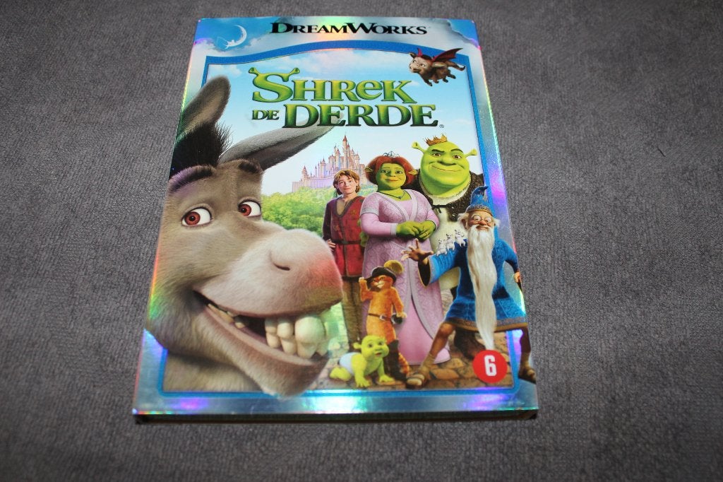 DVD Shrek de Derde, Gebruikt, Amerikaans, Overige typen, Ophalen of Verzenden