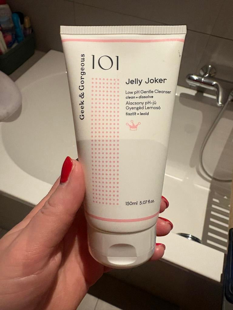 Geek & Gorgeous Jelly Joker Low pH Gentle Cleanser, Ophalen of Verzenden, Nieuw, Gehele gezicht, Reiniging