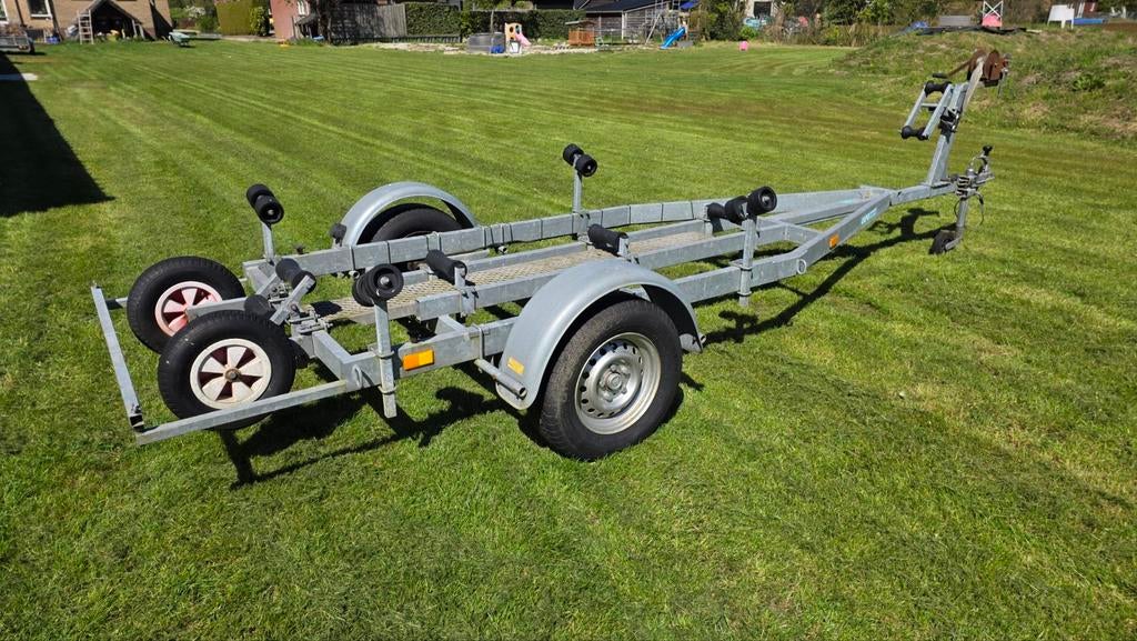 Nette robuuste Capo boottrailer - 600kg laadvermogen, Auto diversen, Aanhangwagen-onderdelen, Gebruikt, Ophalen of Verzenden