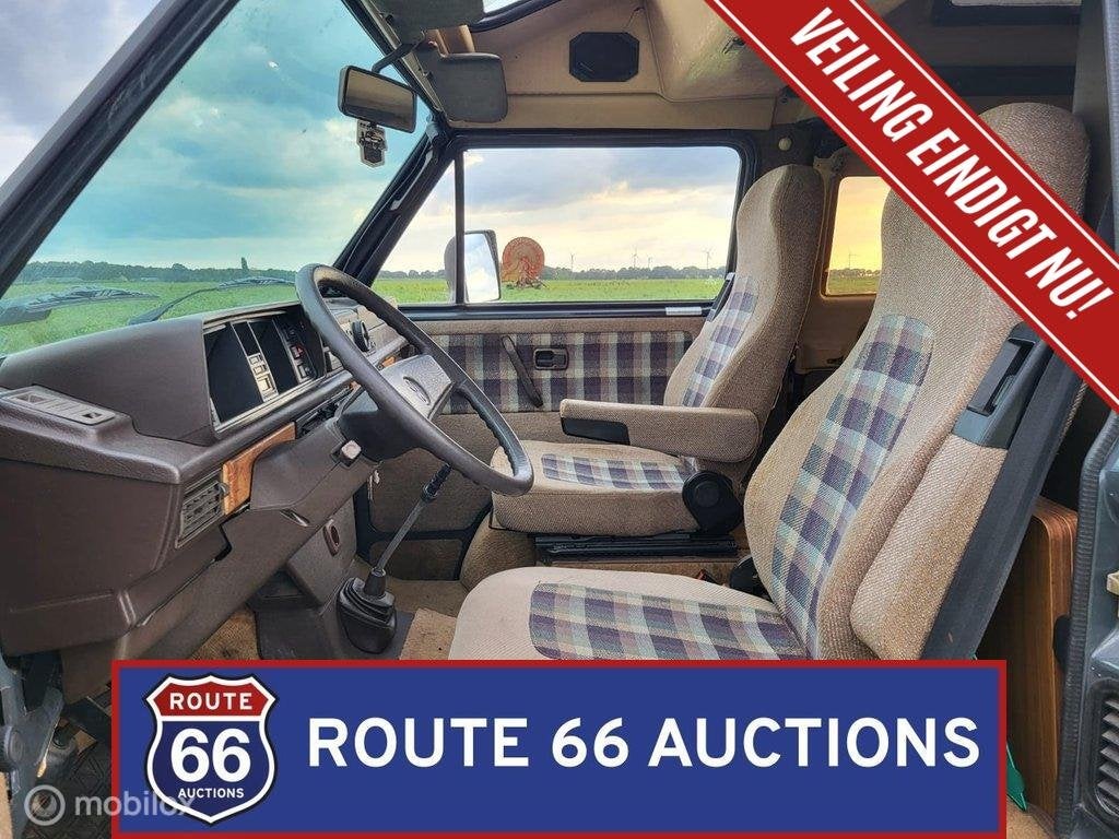 Volkswagen T3 Dehler Camper | 1985 | Route 66 Auctions, Overige carrosserieën, Volkswagen, Zwart, Bedrijf