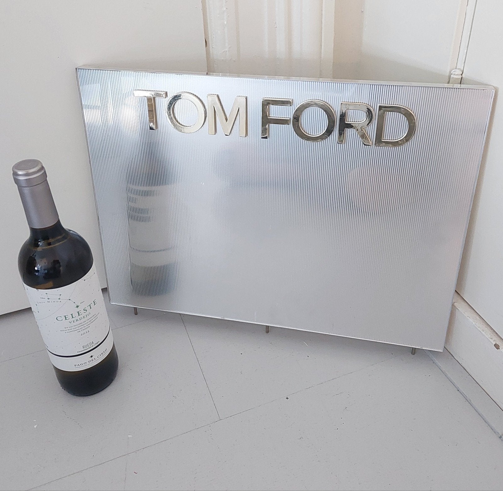 Tom Ford Display Reclame Etalage Mode Fashion, Ophalen of Verzenden, Gebruikt, Reclamebord