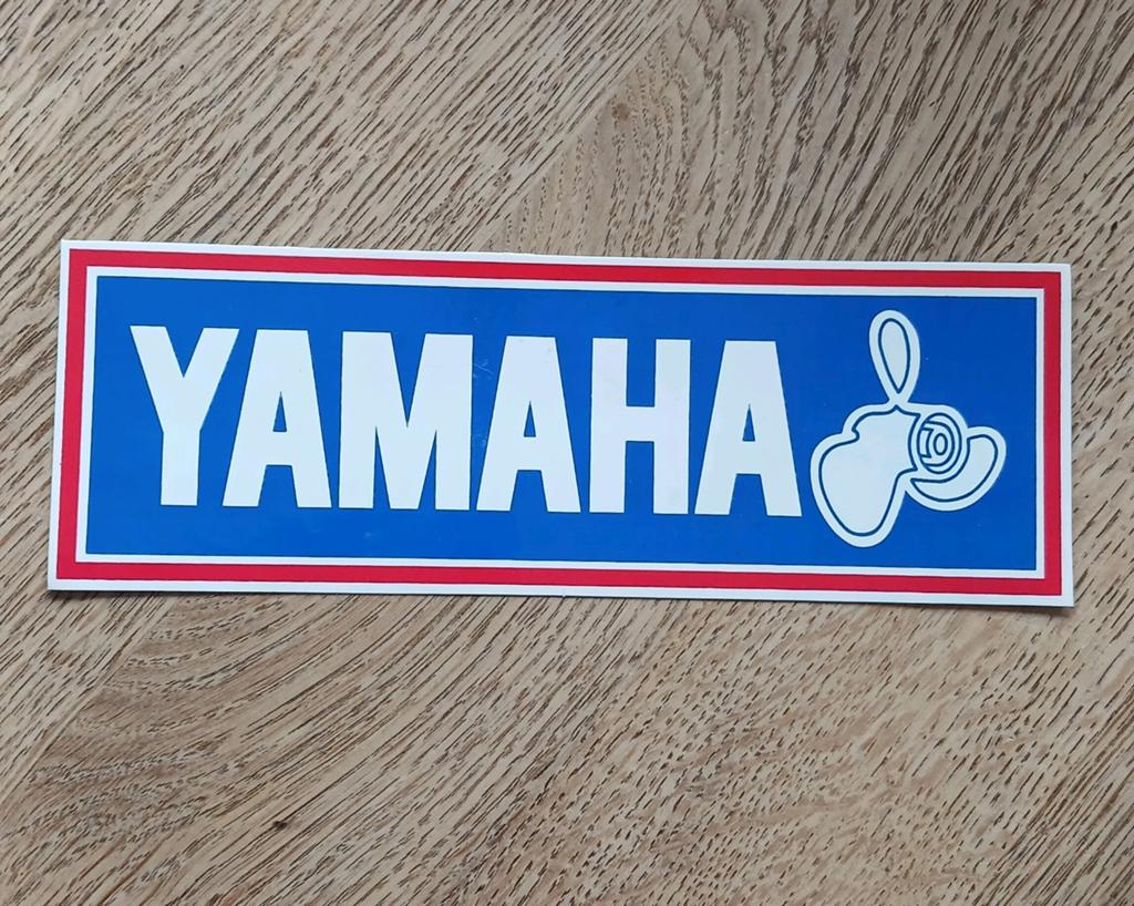Originele sticker Yamaha buitenboord motor boot watersport, Ophalen of Verzenden, Zo goed als nieuw, Auto of Motor