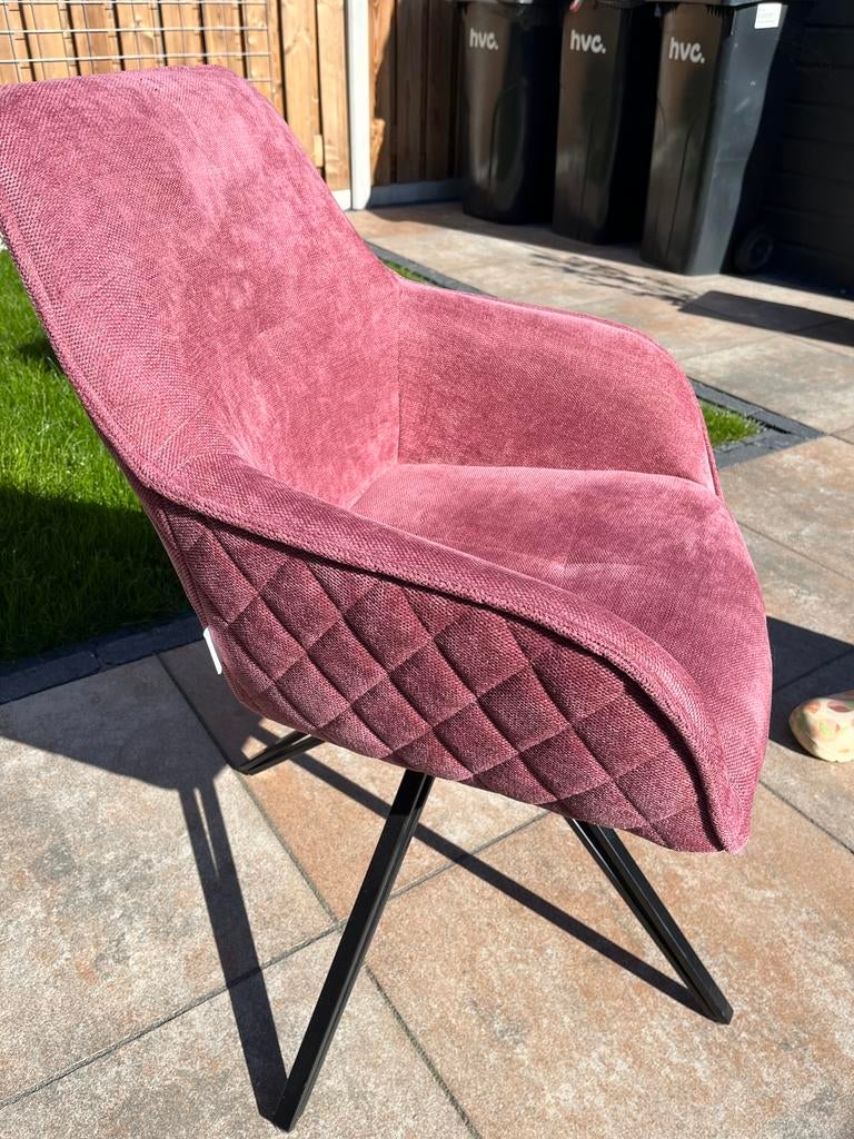 4 moderne eetkamer stoelen, Overige kleuren, Ophalen of Verzenden, Zo goed als nieuw, Vier