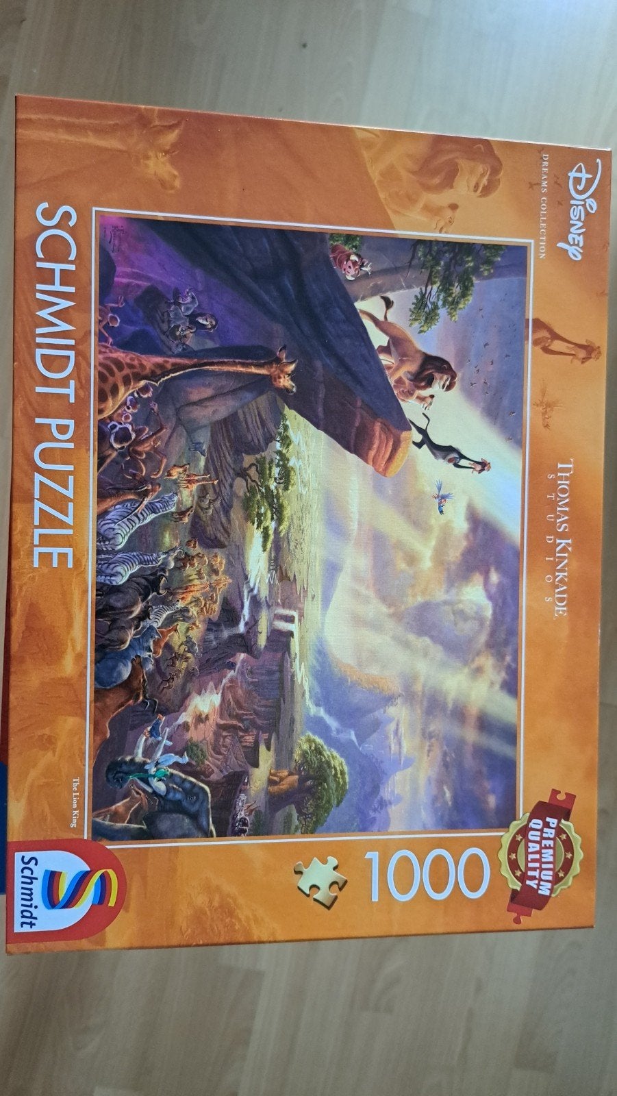 Disney puzzel van 1000 stukjes.  De Lion King., Ophalen of Verzenden, 500 t/m 1500 stukjes, Zo goed als nieuw