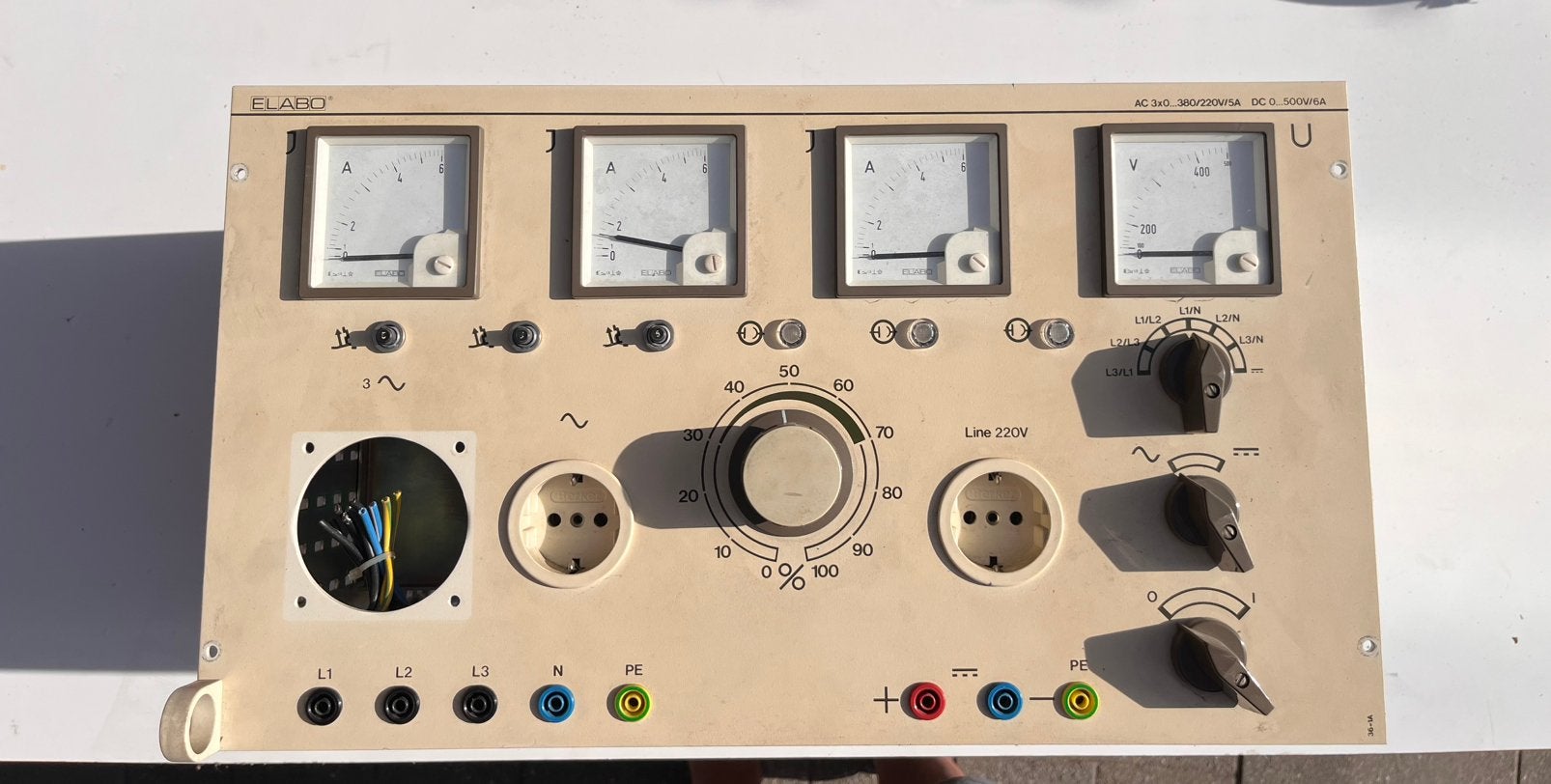 Elabo Variabele transformator Variac 3-fase, Ophalen, Gebruikt, Overige typen