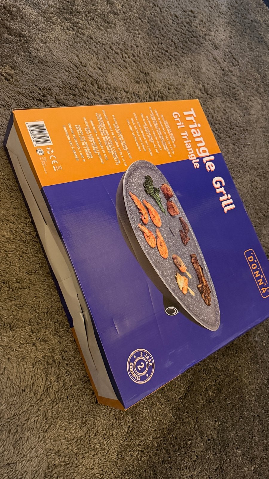 Nieuw Table Chef Triangle Grill 2000W tafelgrill, Ophalen of Verzenden, Vaatwasmachinebestendig, Nieuw, Tafelgrill
