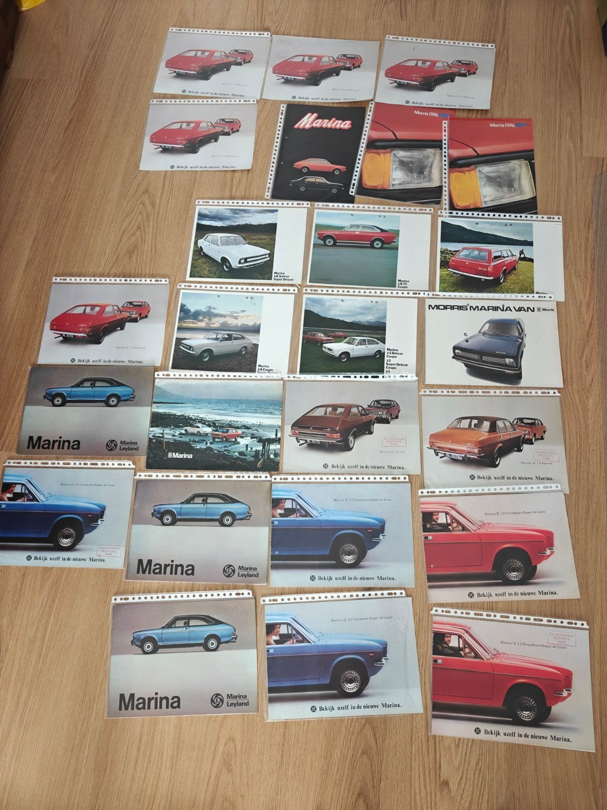 Verzameling van  25  Morris Auto brochures / folders, Ophalen of Verzenden, Zo goed als nieuw, Overige merken