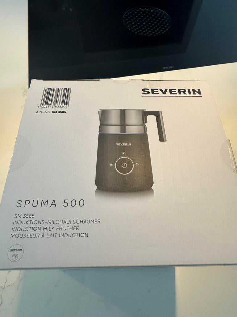 Severin Melkopschuimer SM 3585, Spuma 500, inductie en rvs, Ophalen, Nieuw