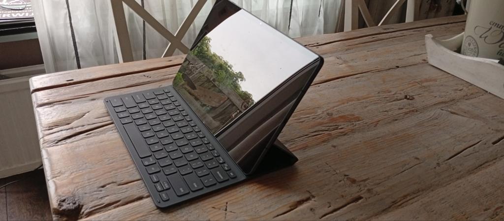 Samsung Galaxy Tab S7 FE 5G (64GB) + Originele Keyboard, Ophalen of Verzenden, Gebruikt, Wi-Fi en Mobiel internet, 64 GB
