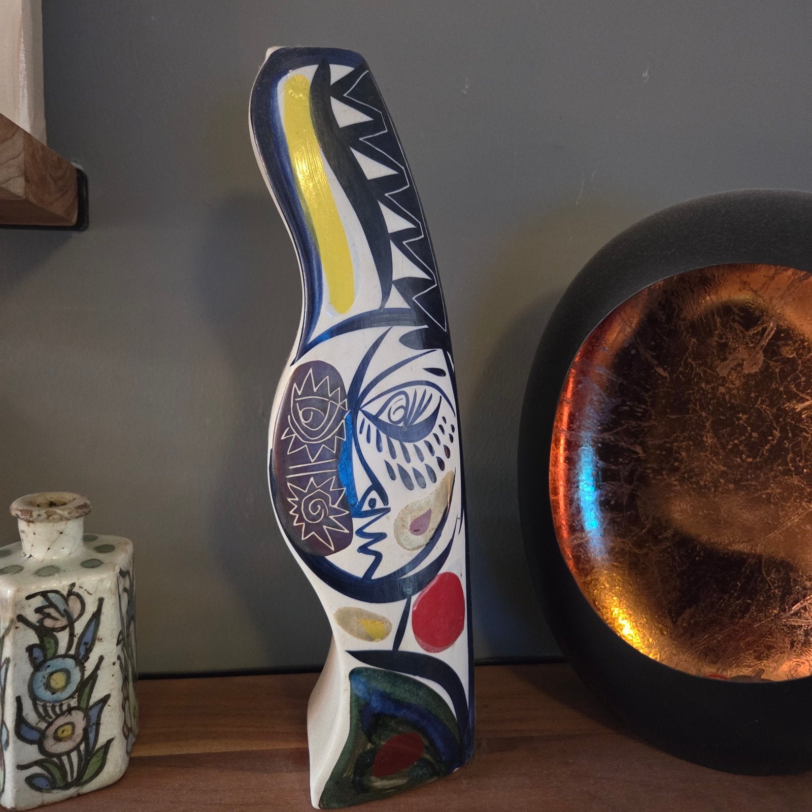 Alfonso Otero Regal vaas, 1970, Picasso-stijl, Antiek en Kunst, Ophalen of Verzenden