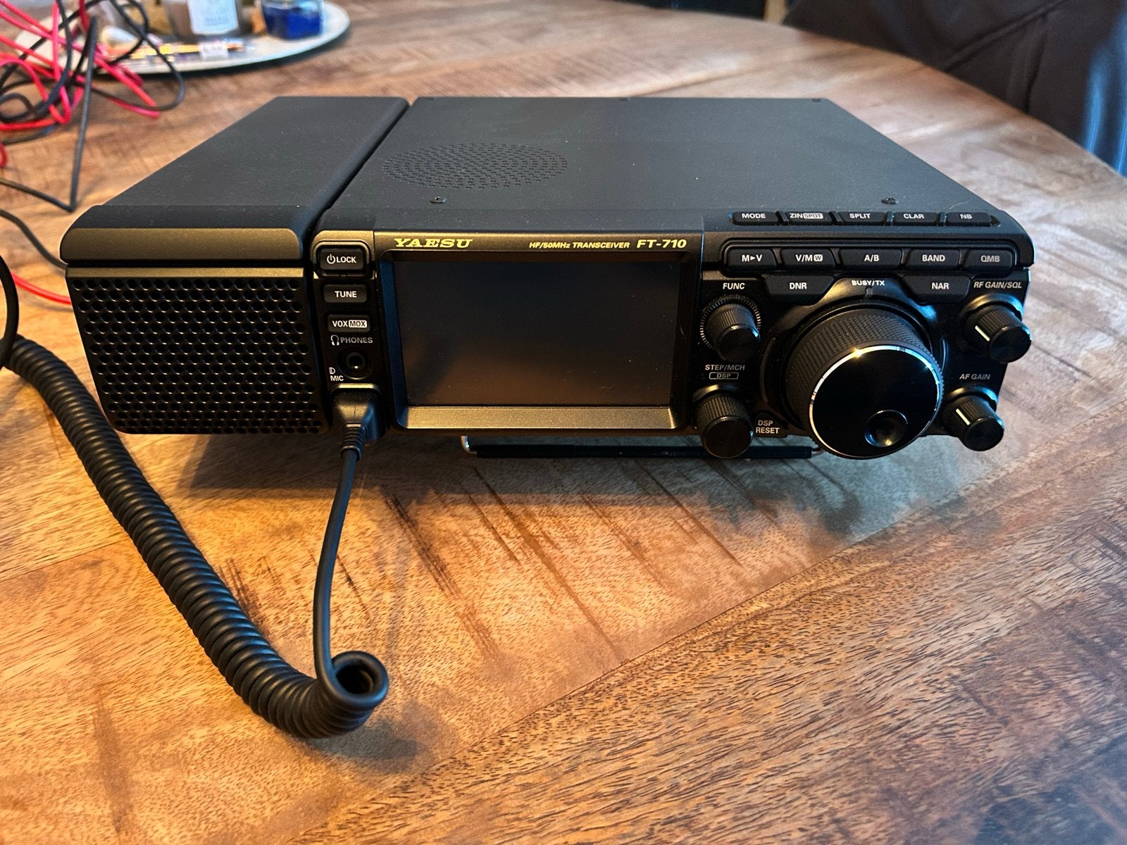 Yaesu FT-710 Field HF/50MHz Transceiver met M-90D microfoon, Ophalen of Verzenden, Zo goed als nieuw