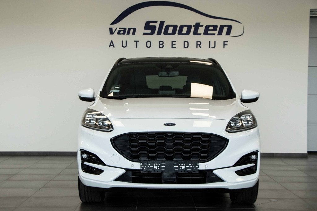 Ford Kuga 2.5 PHEV ST-Line X|WinterPack|AdaptiveCruise|Navi|, Auto's, Ford, Adaptive Cruise Control, Gebruikt, Zwart, 4 cilinders