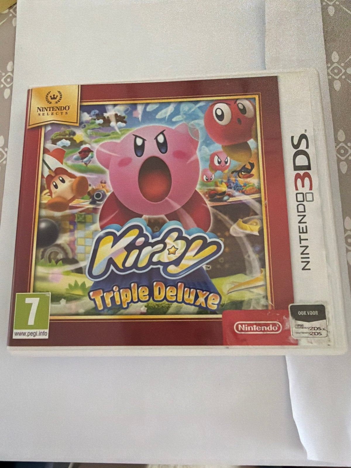 Kirby Triple Deluxe - Nintendo 3DS (Zo goed als nieuw), 1 speler, Ophalen of Verzenden, Zo goed als nieuw, Platform
