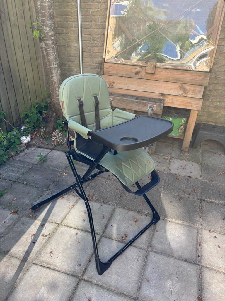 Topmark opklapbare babystoel - Ideaal voor onderweg!, Ophalen, Gebruikt, Inklapstoel, Afneembaar eetblad