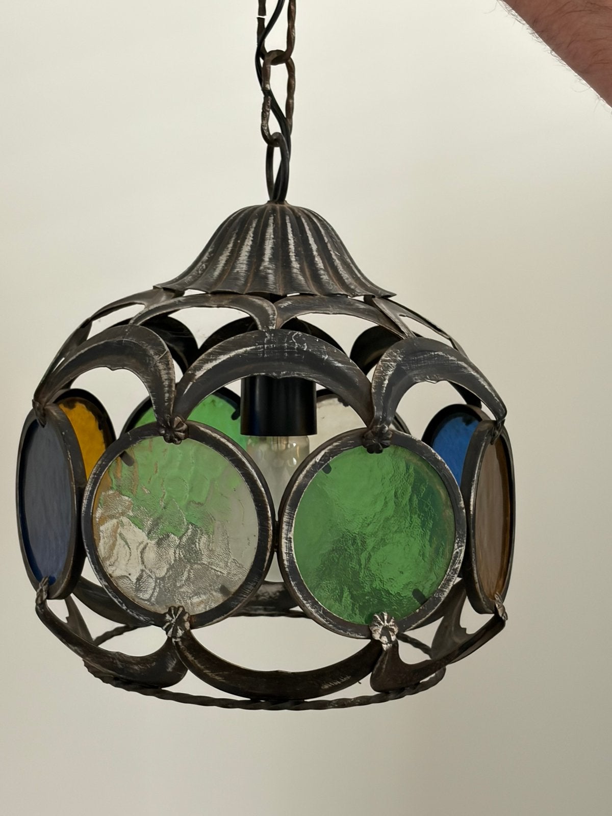 Mooie vintage hanglamp, Ophalen of Verzenden, Zo goed als nieuw